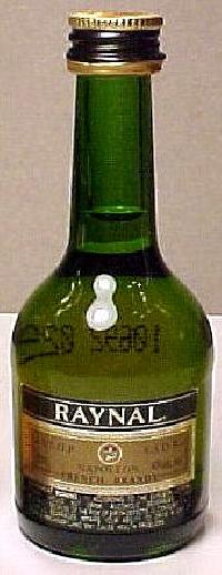 ANTIQUE RAYNAL NAPOLEON BRANDY OLD GREEN GLASS BOTTLE COGNAC RARE